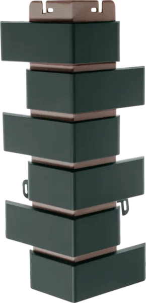 Наружный угол Альта-Профиль, Клинкерный кирпич, Графит