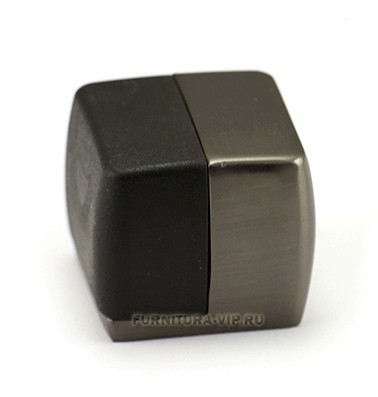 Ограничитель напольный DS1015 0034 BBN-P6, материал Замак, отделка Титан, 34*34*30 мм