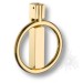Ручка кольцо 901-Gold, материал Замак, отделка Золото, 76*60*13 мм