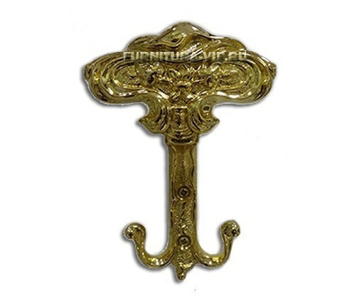 Крючок "LIBERTY" OZ 1160 AB, материал Латунь, отделка Золото, 160*105*46 мм