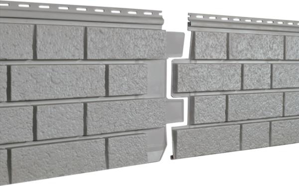 Фасадная панель Ю-пласт, Стоун Хаус S-Lock, Клинкер Нордик, Дым.