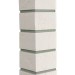 Угол наружный Grand Line, Состаренный кирпич Design, Молочный, шов RAL 7006