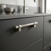 Ручка скоба SYSTEM 8774 0128 PN-PN, материал Алюминий, отделка Никель, 35*16*193 мм