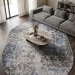 Ковер Armina 3852A blue овал 300x500