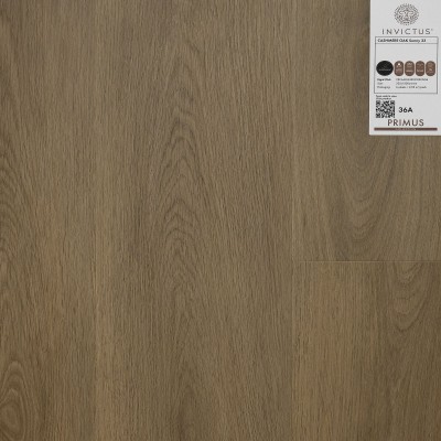 Кварцвиниловая плитка Invictus коллекция Primus Click XL 33 Cashmere Oak Sunny