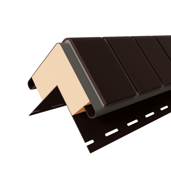 Термоугол Доломит «Кирпич» 20 мм, Коричневый цвет