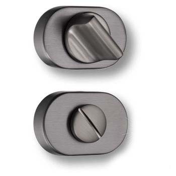 Дополнительные розетки для сантехнического замка RO16W6 BBN ROSET, материал Замак, отделка Титан, 57*37 мм