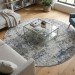 Ковер Armina 3852A blue круг 300x300