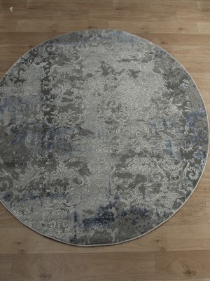 Ковер Armina 3852A blue круг 300x300