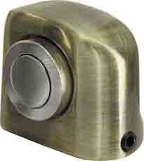 Ограничитель напольный магнитный MDS-003ZA AB, материал Замак, отделка Бронза, 37*30 мм