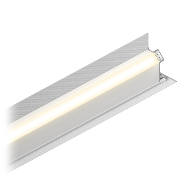 Светодиодный профиль для контуроной подстветки LINEAR 2038 U F W + PC MAT