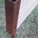 Угловой металлический элемент 90° для доски 300х30 мм Holzhof