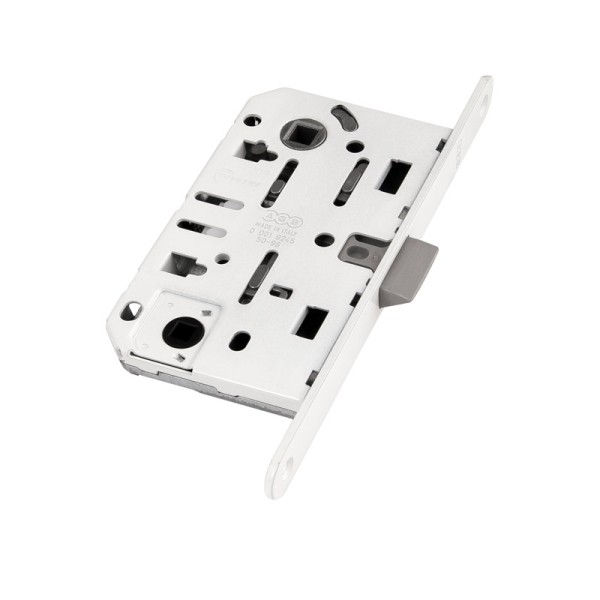 Замок Mediana EVOLUTION AGB (бесшумный) для сантехнической двери B01102.50.FM.567, материал Сталь, цвет Белый, отделка Белый