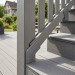 Крепление для перил наклонное алюминиевое GardenParkett, Серый