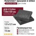 Комплект крышки и юбки для столба SEQUOIA GRAY