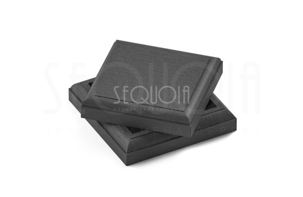 Комплект крышки и юбки для столба SEQUOIA GRAY