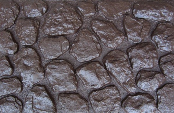 Фасадная панель Аэлит Коричневый мелкокаменный