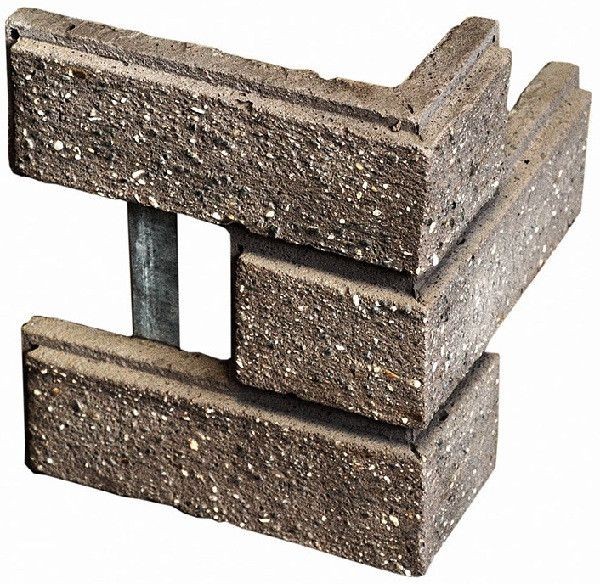 Угловой элемент Кирисс Фасад с эффектом кирпичной кладки