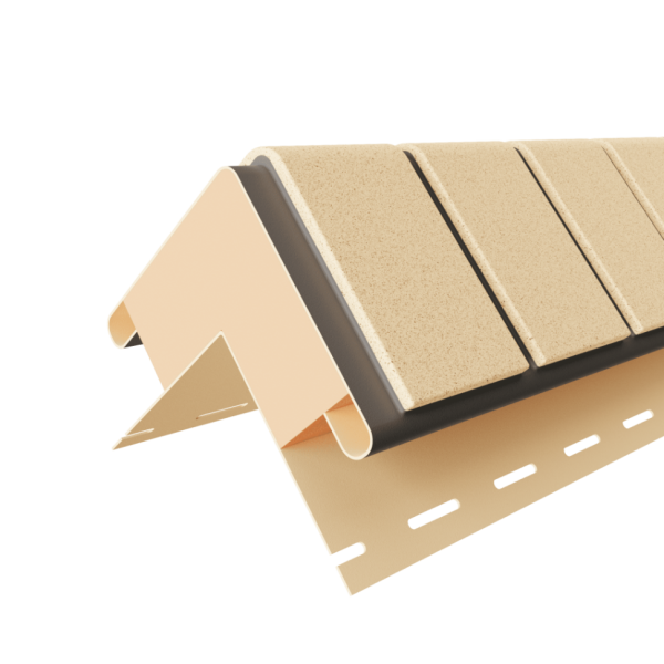 Термоугол Доломит «Кирпич» 20мм, Светлый желтый