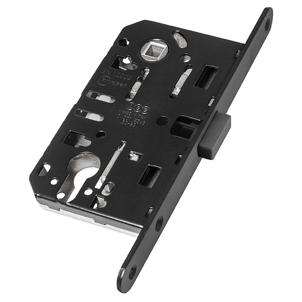 Замок Mediana POLARIS AGB (магнитный) для двери закрывающейся на английский ключ B06103.50.93, материал Сталь, цвет Чёрный, отделка Черный