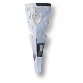 Опора мебельная KMA-2001-0710-A01, материал Сталь, отделка Хром, 710*185 мм