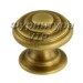 Ручка кнопка 38540 ANT.GOLD, материал Латунь, отделка Бронза, d=30 мм