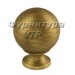 Ручка кнопка 803 30 MAB, материал Латунь, отделка Бронза, 38*d=30 мм