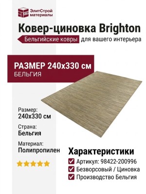 Ковер-циновка Brighton 98422-200996 240x330