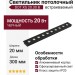Светильник потолочный DOT XS 20.30 B