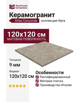 Atlas Concorde Italy Nyra Mist 120x120 HCQ0