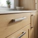 Ручка скоба HPP.05.0160.CL-BP, материал Алюминий, отделка Сталь, 190*22*25 мм