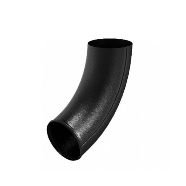 Сливное колено Aquasystem, RAL 9005 Черное 125/90