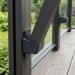 Крепление для перил наклонное алюминиевое GardenParkett, Графит