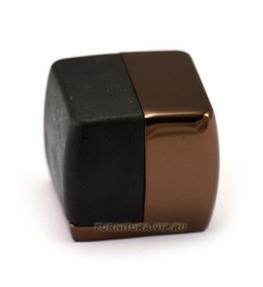 Ограничитель напольный DS1015 0034 RS-P6, материал Замак, отделка Медь, 34*34*30 мм