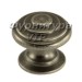 Ручка кнопка 38540 ANT SILVER, материал Латунь, отделка Серебро, d=30 мм