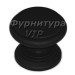 Ручка кнопка "Flat cap" 804 32 ANTRAX, материал Латунь, цвет Чёрный, отделка Черный, 25*d=32 мм