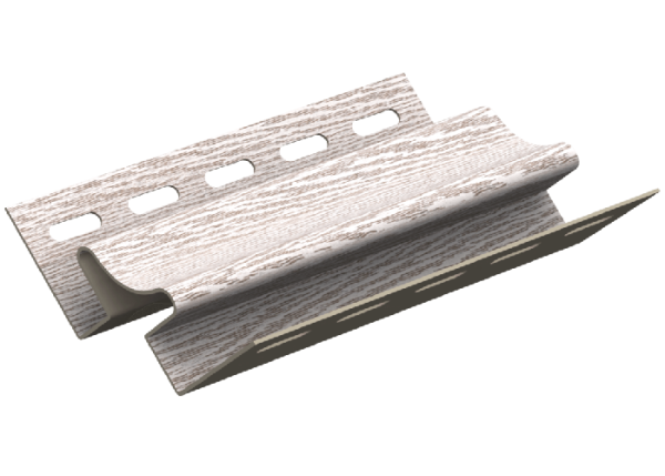 Внутренний угол Ю-Пласт, Timberblock Ясень, Беленый