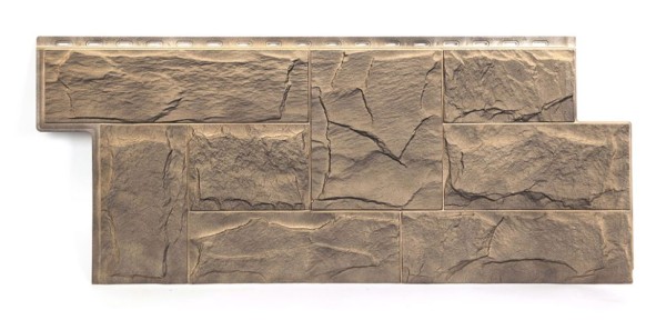 Фасадная панель T-Сайдинг, Гранит Леон ЭКО-2 Сосна