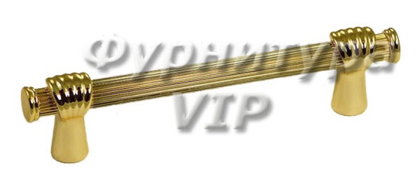 Ручка скоба EFES-02-09 128 мм латунь, материал Латунь, отделка Золото, 167*20*39 мм