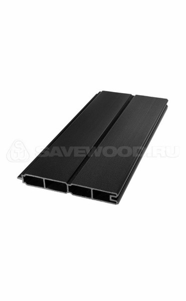 Забор из ДПК Savewood, SW Agger глянцевый, Черный