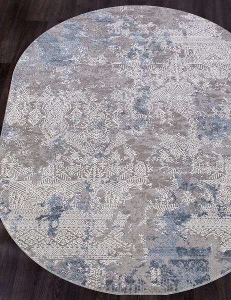 Ковер Armina 3851A blue овал