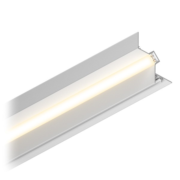 Светодиодный профиль для контуроной подстветки LINEAR 3038 U F W + PC MAT