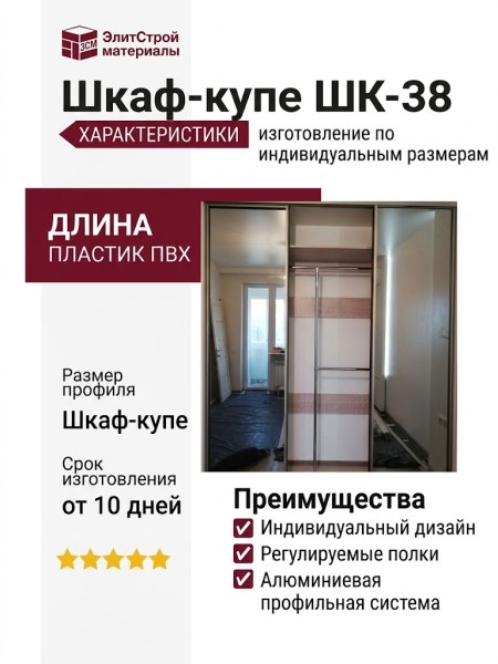 Шкаф-купе ШК-38
