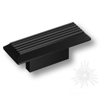 Ручка кнопка SYSTEM 9002 0016 AL6, материал Алюминий, цвет Чёрный, отделка Черный, 26*26*66 мм
