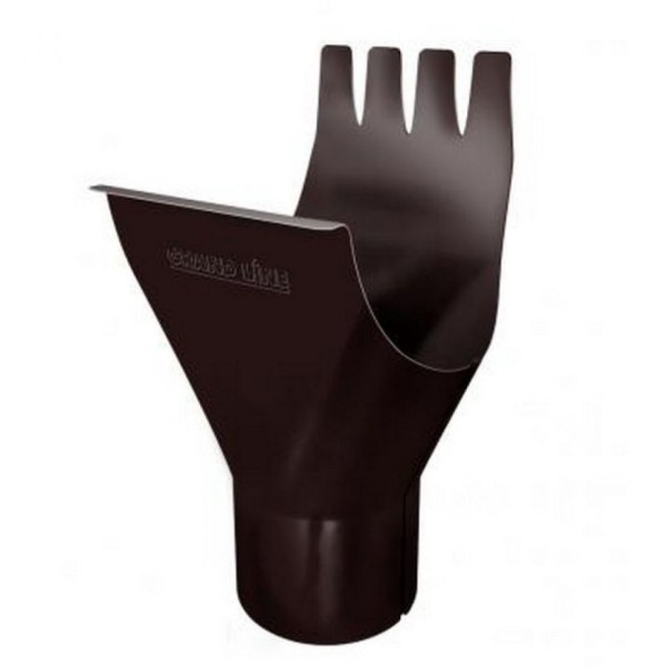 Водосточная воронка Grand Line, коричневая (RAL 8017)