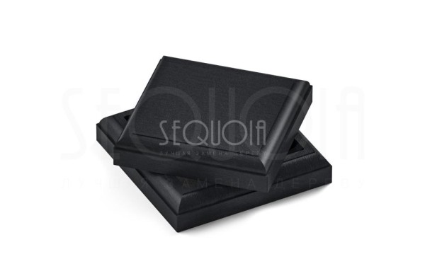 Комплект крышка и юбка для столба SEQUOIA BLACK