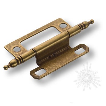 Петля карточная 2802-22, материал Замак, отделка Бронза, 80*24*20 мм