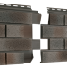 Фасадная панель Ю-пласт Стоун Хаус S-Lock Клинкер Нордик, Пепел
