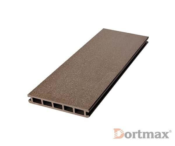 Террасная доска из ДПК SOUL Коричневого цвета