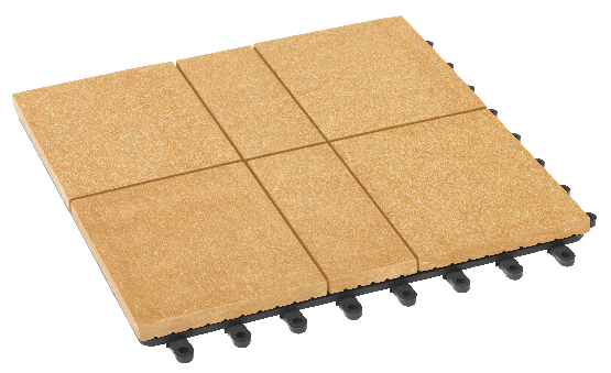 Модульный паркет ДПК GRINDERDECO Люкс 8 Цвет Песчаник